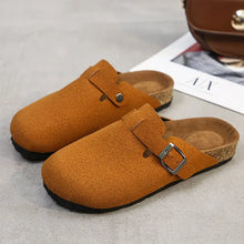 Fashion Shevalues Clogs Women Men Classic Cork Mules Suede Slippers Cork Clogs Slippers Antislip House Sandals with Arch Support