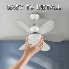 LED Ceiling Fan with Light and Remote Control 30W 40W Dimmable E27 Socket Ceiling Fan for Bedroom Living Room 6 Blades 3 Speed