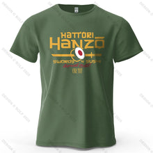 Hattori Hanzo Printed Men's T-Shirt 100% Cotton Oversized Anime Fashion Graphic Tees for Women Tops Streetwear Cultural Apparel