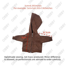 For Blythe DLL Zsiga Oversized Casual Jacket Hoodie For OB22/24 1/6 BJD Azone Dolls Handmade Clothes Dressing Doll Clothing
