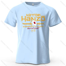 Hattori Hanzo Printed Men's T-Shirt 100% Cotton Oversized Anime Fashion Graphic Tees for Women Tops Streetwear Cultural Apparel