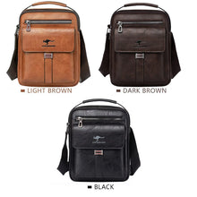 Daily Wear Minimalist Leather Shoulder Bag Metal Buckle Closure, Simple Vertical Crossbody for Men Casual Street Matching