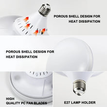 LED 30W Ceiling Fan Light E27 With Remote Control E27 85-265V 3 Colors For Indoor Home Living Room Bedroom Fan Lighting