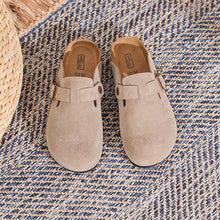 New Boston Clogs Slippers For Women Men Cork Sandals Femme Hombre Suede Mules Slides With Arch Mujer Zuecos Shoes