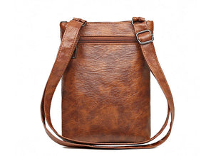 Ladies' Soft Leather Shoulder Bag, Mobile Phone Bag, Layered Bag, Mailman, One Shoulder Luxury Designer, Ladies' Handbag, Wallet
