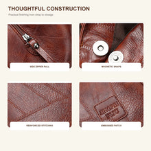 Women Soft PU Leather Tote Bag Vintage Shoulder Handbag Minimalist Top Handle Casual Everyday Purse