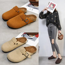 Fashion Shevalues Clogs Women Men Classic Cork Mules Suede Slippers Cork Clogs Slippers Antislip House Sandals with Arch Support