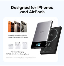 KUULAA Qi2 Magnetic Power Bank 5000mah 15W Wireless Charging 22.5W Wired Charge Qi2-Certified for iPhone 17 16 15 14 13 Pro Max