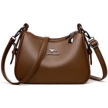 Luxury Designer Women's Handbag High-Quality Leather Retro Minimalist Crossbody Shoulder Bag Female Purse