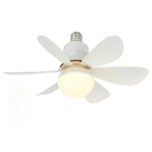 LED 30W Ceiling Fan Light E27 with Remote Control for Dimming Suitable for Living Room Study Household Use 85-265V 선풍기