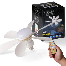 LED 40W ceiling fan light Comfortable ventilation remote control dimming suitable for living room study household use 85-265V