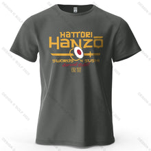 Hattori Hanzo Printed Men's T-Shirt 100% Cotton Oversized Anime Fashion Graphic Tees for Women Tops Streetwear Cultural Apparel