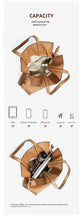 2025 High-End Women's Bucket Bag Lady Unique Drawstring Pleated Shoulder Bag Soft Split Cowhide Leather Cloud Tote Handbag New