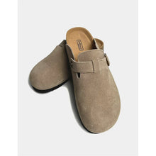 New Boston Clogs Slippers For Women Men Cork Sandals Femme Hombre Suede Mules Slides With Arch Mujer Zuecos Shoes