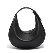 FOXER Women's Shoulder Bag PU Leather New Lady Crescent Underarm Bag Fashion Minimalist Crossbody Bag for Daily Casual Outfit