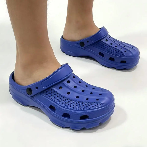 Women's High-End Clogs for Home Use, Creative, Simple, Cute, Non-Slip, Breathable, Versatile Slippers That Can Be Worn Outside