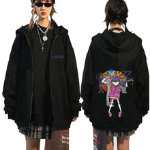 Rock Band Gorillaz Demon Days Eyes Graphic Zipper Hoodie Men Hip Hop Fashion Oversized Zip Up Jacket Unisex Zip Up Sweatshirt