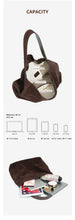 2026 Women's Frosted Leather Tote Bag Large Capacity Soft Suede Bucket Handbag Lady Minimalist Underarm Hobo Shoulder Bag