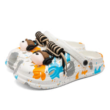Men's Fashionable and Unique Clogs with DIY Accessories, Suitable for Indoor and Outdoor Garden and Beach Wear