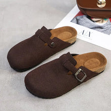 Fashion Shevalues Clogs Women Men Classic Cork Mules Suede Slippers Cork Clogs Slippers Antislip House Sandals with Arch Support