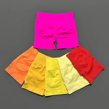 Gym Shorts Women Fitness Sports Biker Shorts High Waist And Waist Tightening Yoga Shorts Workout Scrunch Butt Seamless Leggings