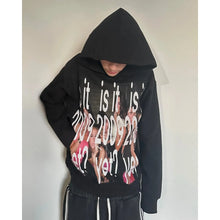 Harajuku Y2k Casual Print Hoodies Women Grunge Streetwear Sweatshirt Tops Goth Oversized Hoodie Clothes Tracksuit Men Clothing