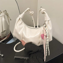 Women's Crescent Shoulder Bag Elegant PU Leather Handbag 2026 Trendy Crossbody Purse Minimalist Chic Daily Evening Bag