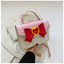 Fashion Minimalist Kawaii Messenger Bag High-capacity Pu Leather Chain Bags Solid Color Underarm Handbags Single Shoulder Bag