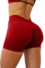 Gym Shorts Woman Seamless Yoga Shorts Fitness Training Yoga Clothing Butt Lifting Workout Short Leggings V Waist Sports Shorts