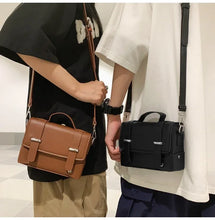 Minimalist Unisex Shoulder Bag Fashionable PU Leather Crossbody Bags Small Flip Style Messenger Bags for Women Designer Handbag