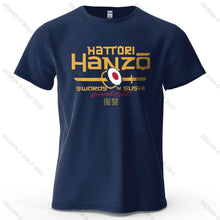 Hattori Hanzo Printed Men's T-Shirt 100% Cotton Oversized Anime Fashion Graphic Tees for Women Tops Streetwear Cultural Apparel