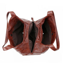Women Soft PU Leather Tote Bag Vintage Shoulder Handbag Minimalist Top Handle Casual Everyday Purse