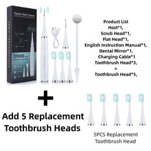 Electric Toothbrush Set with Six Functions for Total Oral Care Efficient Tartar Removal with Scaling Teeth Feature