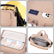 Soboba Women's Diaper Backpack Large Capacity with Stroller-Hanging Straps Portable Light Nappy Changing Bag for Babies