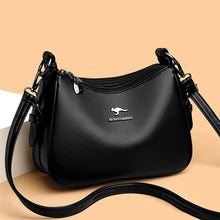 Luxury Designer Women's Handbag High-Quality Leather Retro Minimalist Crossbody Shoulder Bag Female Purse