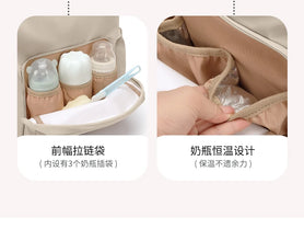 GOLF Mummy Backpack Large Capacity Mommy Bag Baby Change Bag Backpacks With Nursing Bottle Diaper Pockets Nappy Back Pack Black