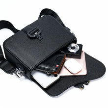 High-End Men's Stylish Crossbody Bag PU Leather Sling Bag Minimalist Business Shoulder Bag Perfect for Daily Commute Travel