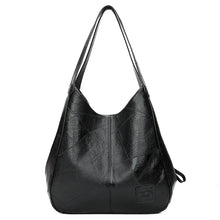 Women Soft PU Leather Tote Bag Vintage Shoulder Handbag Minimalist Top Handle Casual Everyday Purse