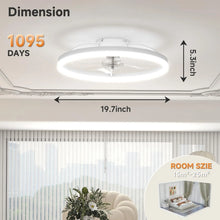 LED Ceiling Light Ceiling Fan Modern Simple Home Bedroom Remote Control Dimmable Fan Light