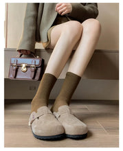 New Boston Clogs Slippers For Women Men Cork Sandals Femme Hombre Suede Mules Slides With Arch Mujer Zuecos Shoes