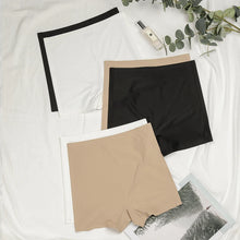 Hot Sale Ladies Seamless Ice Silk Solid Biker Shorts Boxer Short Leggings Sports Yoga Pants Women's Shorts Panties T1584