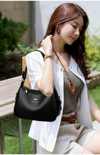 Luxury Designer Women's Handbag High-Quality Leather Retro Minimalist Crossbody Shoulder Bag Female Purse