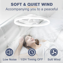 LED Ceiling Light Ceiling Fan Modern Simple Home Bedroom Remote Control Dimmable Fan Light