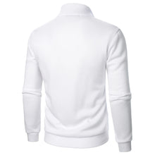Spring and Autumn new casual half zipper stand up collar hoodie trend simple and loose oversized fleece men's hoodie