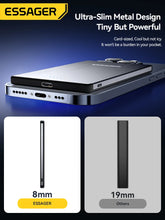 Essager Thin Wireless Power Bank 5000mAh Fast Wireless Charge Powerbank Magnetic External Battery Charger for iPhone 16 15 14 13
