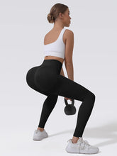 CZGUKE Seamless Women's High Waist Yoga Pants Tight Waist Hip Lifting Elastic Tight Solid Color Wide Waist Sports Leggings