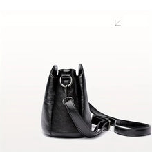 Daily Minimalist Small Square Leather Shoulder Bag Smooth Metal Buckles, Casual Crossbody Bag for Women Street Matching