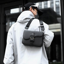 High-End Men's Stylish Crossbody Bag PU Leather Sling Bag Minimalist Business Shoulder Bag Perfect for Daily Commute Travel