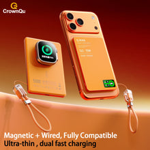 Magnetic Wireless Powerbank Qi 2.1 USB-C Fast Charging External Battery for iPhone 12-17 Pro Airpods Watch Xiaomi 10000mAh