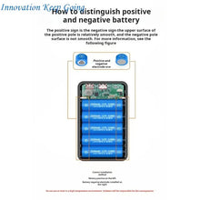 E65C High Capacity 10 Cell 18650 Battery Shell Support Wireless Charging For DIY Power Banks And Outdoor Use Battery Case